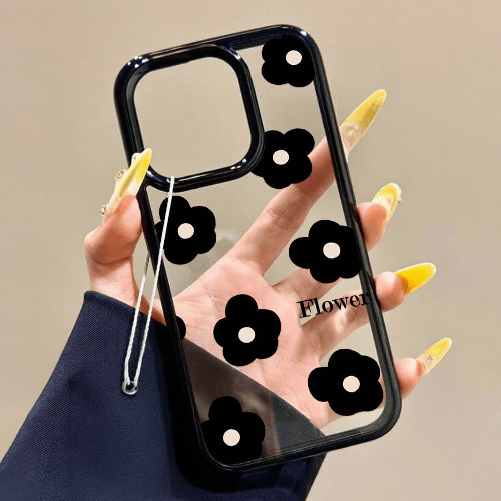 เคสโทรศัพท์ For iPhone 13 11 17 pro max Case iPhone 11 15 16 pro max 12 14 pro max อะคริลิค 2 in 1 การ์ตูน น่ารัก รูปที่ 4