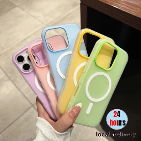 Magnetic 2 in 1 เคสโทรศัพท์มือถือ For Samsung A07 A17 A56 A55 A36 A26 A16 A06 A05S A53 A54 S26 Ultra S25 S24 FE เยลลี่ รูปที่ 2