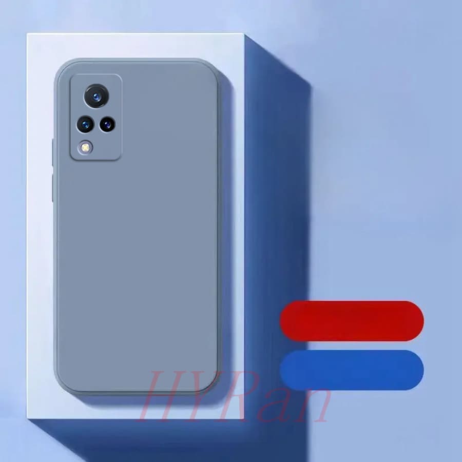 Vivo V21 5G เคสโทรศัพท์ซิลิโคนสีทึบ YT รูปที่ 7