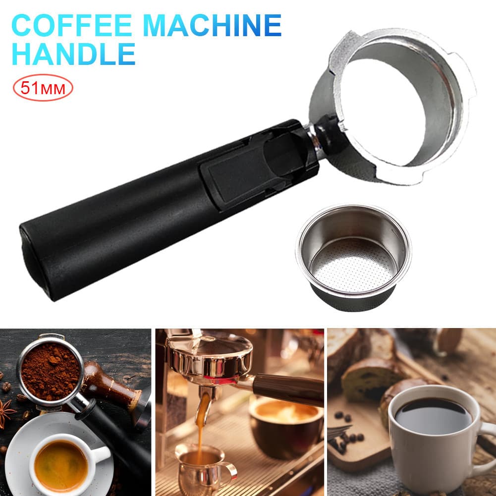 51/58mm ก้านชงกาแฟ ด้ามชงกาแฟ หัวชงกาแฟ Bottomless Portafilter stainless 304, รูปที่ 9