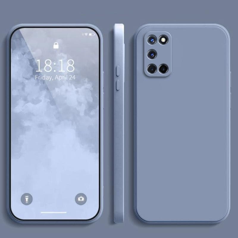 เคส Realme 7 5G ,สีทึบ Realme 7 5G เคสซิลิโคนป้องกันการตกสีธรรมดาเรียบง่าย YT รูปที่ 8