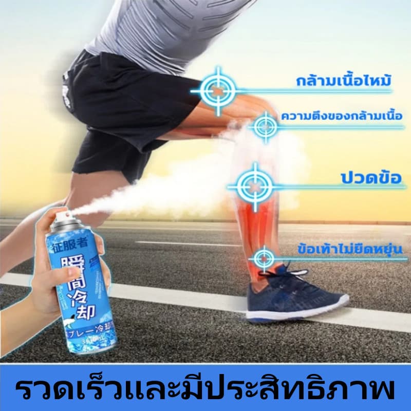 สเปรย์เย็น สเปย์เย็น สเปรย์เย็นๆๆ สูตรเย็น ฉีดแล้วเย็นทันที พกพาสะดวก สเปรย์แก้ปวดกล้ามเนื้อ เล่นกีฬา รูปที่ 1