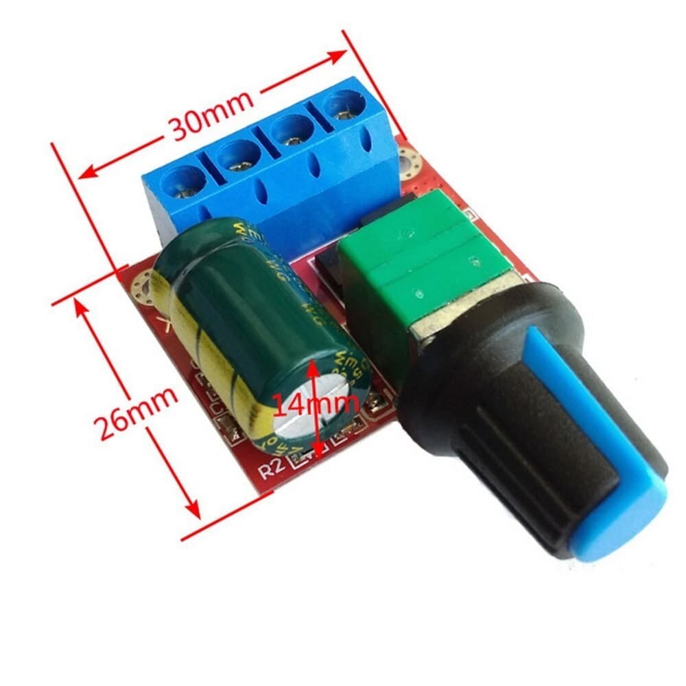 12V DC มอเตอร์พัดลม 4.5V - 35V ปรับ 12000 รอบต่อนาทีมินิความเร็วสูง มอเตอร์สำหรับเครื่องใช้ไฟฟ้าเครื่องมือ รูปที่ 4
