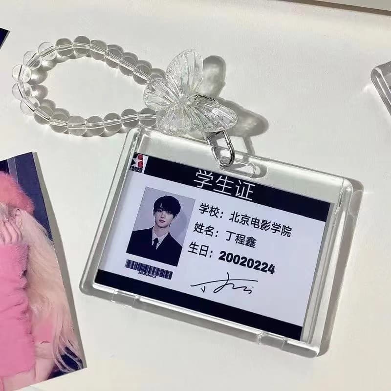 - กรอบใส่การ์ดอะคริลิค ซองใส่บัตรห้อยคอ ที่ใส่บัตรพนักงงาน สายคล้อง โซ่ไข่ปลา ที่ใส่การ์ด กรอบบัตร เฟรมการ์ด id card รูปที่ 4