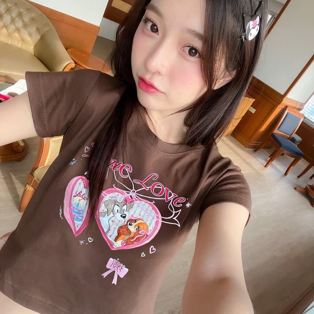 mexocute เสื้อครอปเบบี้ที ทรงพอดีตัว เดอะพัมกิ้น รูปที่ 2