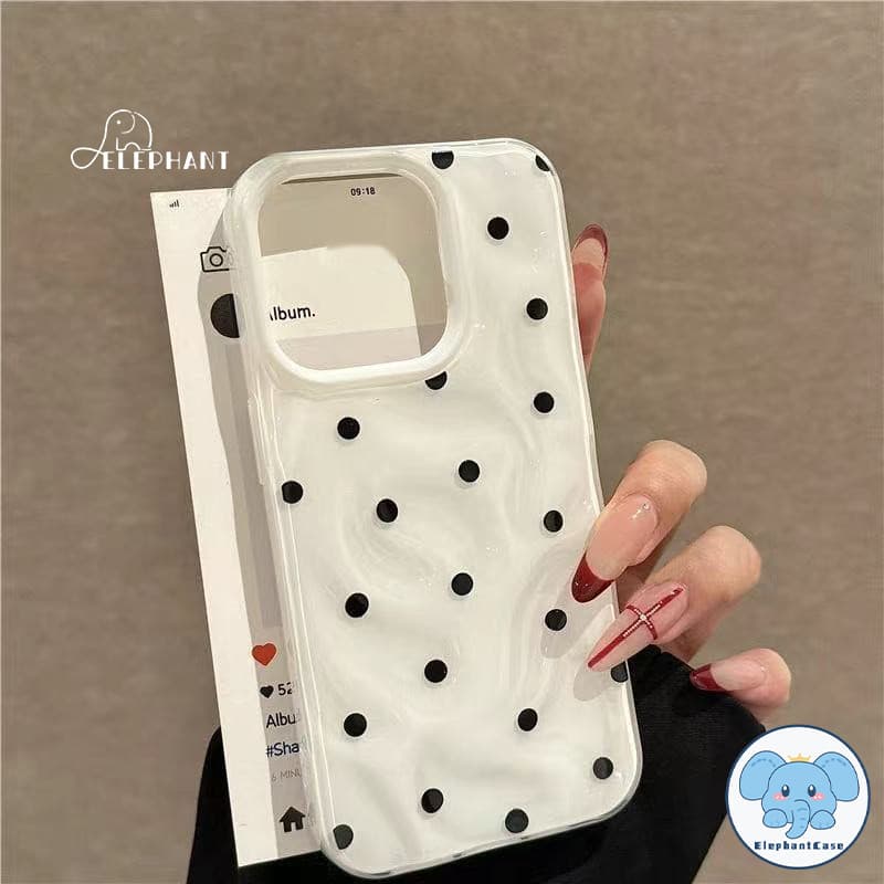เคสไอโฟน 11 สำหรับ IPhone 17 air XR 16 11 15 13 14 12 Pro Max 15 16 6 6S Plus X XS เคสลายคลื่นสีสันสดใสเรียบง่ายทันสมัย รูปที่ 3
