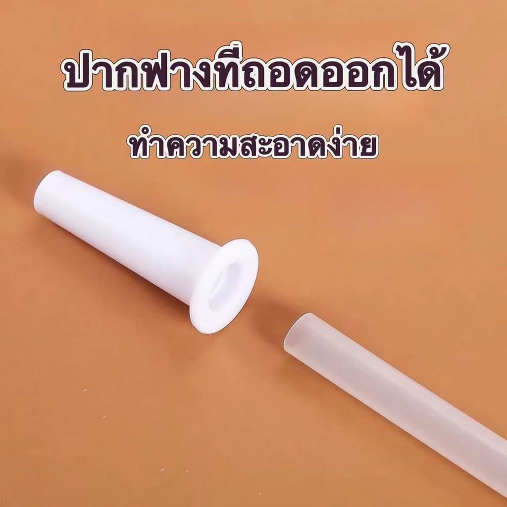 หลอดดูดน้ำพลาสติก หลอดใส่ขวดน้ำ หลอด ยาว 29/31/37 ซม หางงอได้ รูปที่ 5
