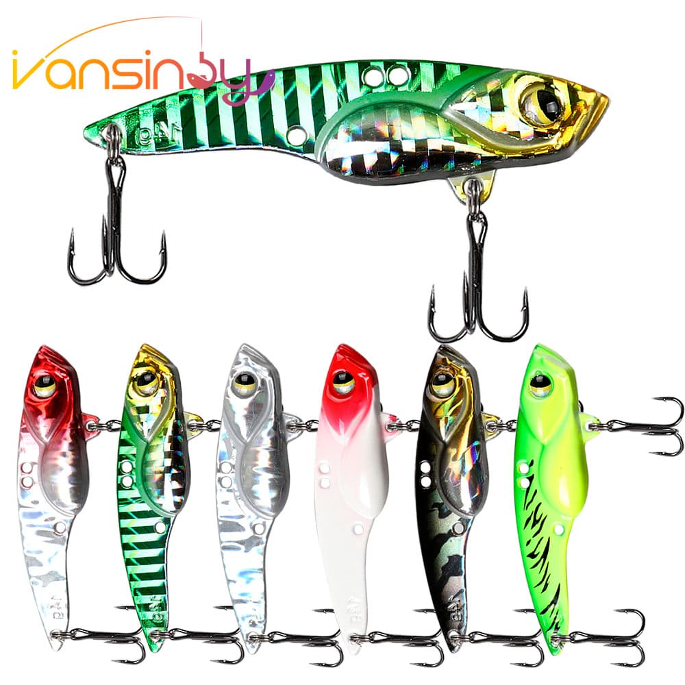 ตกปลาจิ๊กช้อนล่อ VIB 5g/7g/10g/14g ใบมีดโลหะเหยื่อตกปลาช้อน Crankbaits สําหรับปลาเทราท์เบสเหยื่อปลาแซลมอนน้ําจืดน้ําเค็ม รูปที่ 1