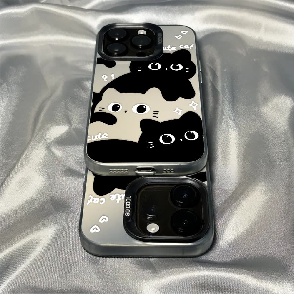 เคสมือถือ For iPhone 16 13 11 15 Pro Max 17 Air 14 12 Pro Max 7 8 Plus XR X XS Max SE 2020 เคสโทรศัพท์ IMD สีสันสดใส รูปที่ 7