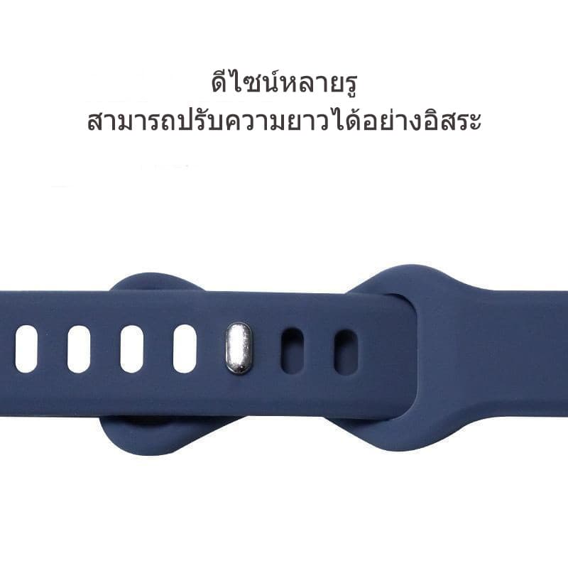 สายรัดซิลิโคนนิ่มสำหรับสปอร์ต Xiaomi Mi Band 9, เคสป้องกัน PC ใส สายรัดซิลิโคนแบบเปลี่ยนได้ เหมาะสำหรับ Xiaomi Mi Band รูปที่ 3