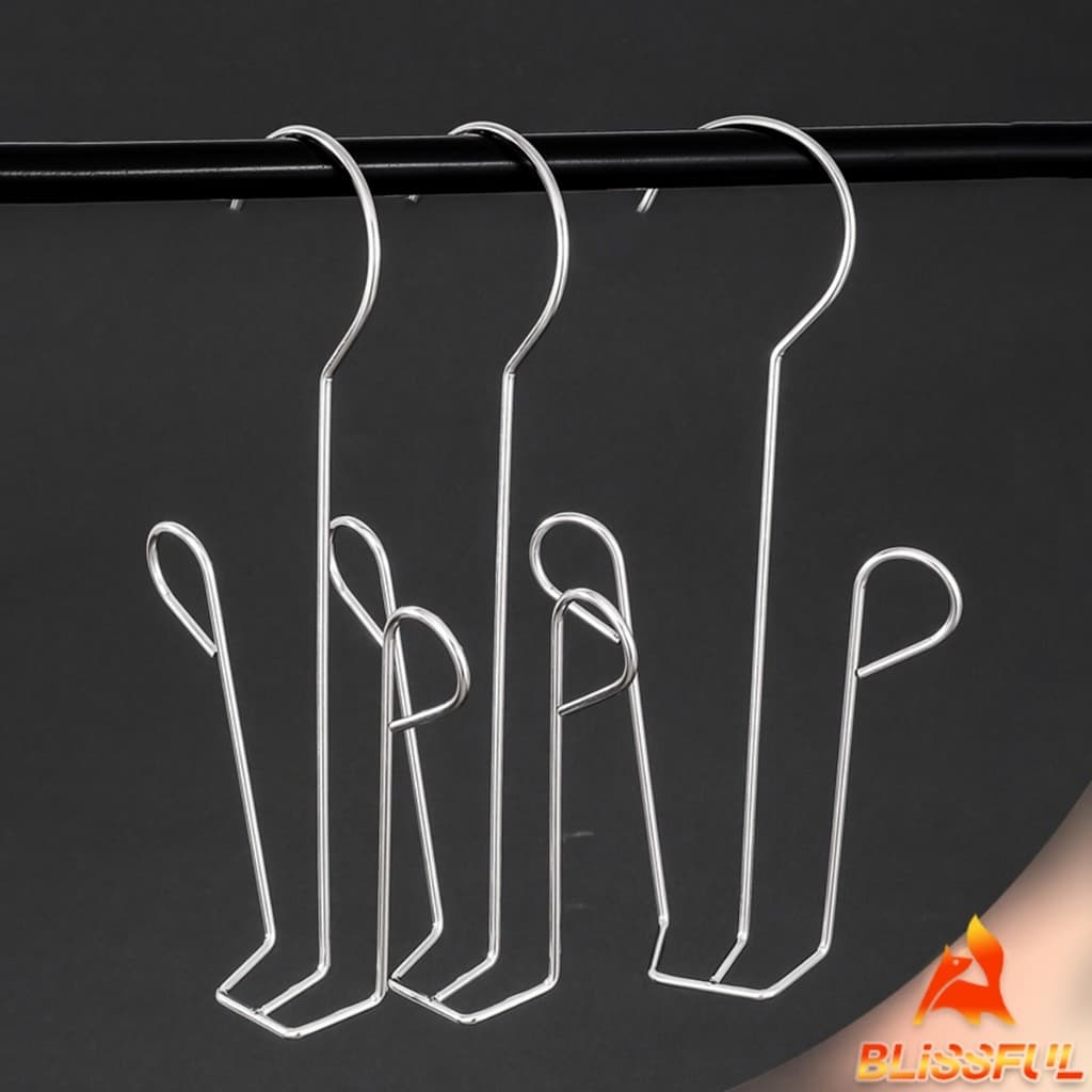 B.F 1 ชิ้น สแตนเลส ไม้แขวนรองเท้า ที่ตากรองเท้า สินค้า ในไทย Shoe drying rack รูปที่ 7
