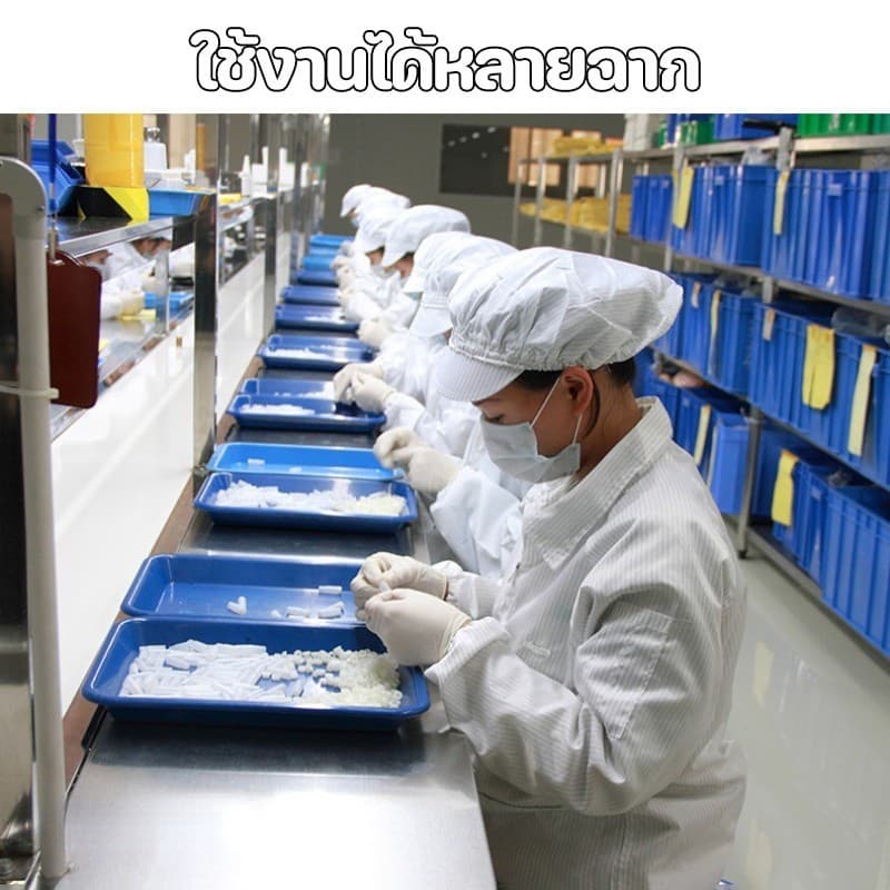 หมวกคลุมผม หมวกเชฟ หมวกผ้า สำหรับทำอาหาร งานโรงงาน วัสดุผ้าฝ้าย ผ้าตาข่าย รูปที่ 9