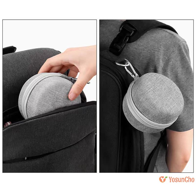 Yosunchoker] EVA Watch Travel Case Portable Storage Organizer Shock-Resistant Waterproof Smartwatches Zippered Container Box ใหม่ รูปที่ 4