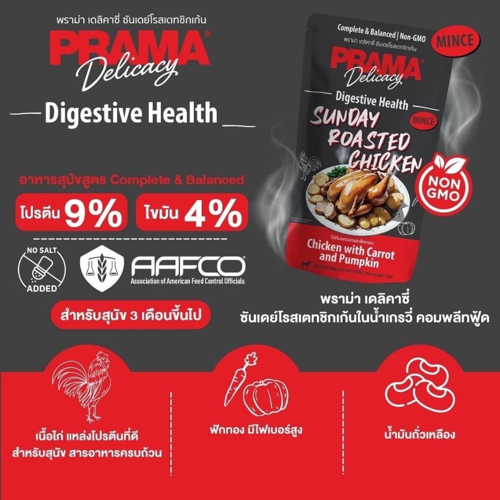 Prama อาหารเปียกสุนัข สูตร Complete and Balanced ขนาด 120 กรัม รูปที่ 6