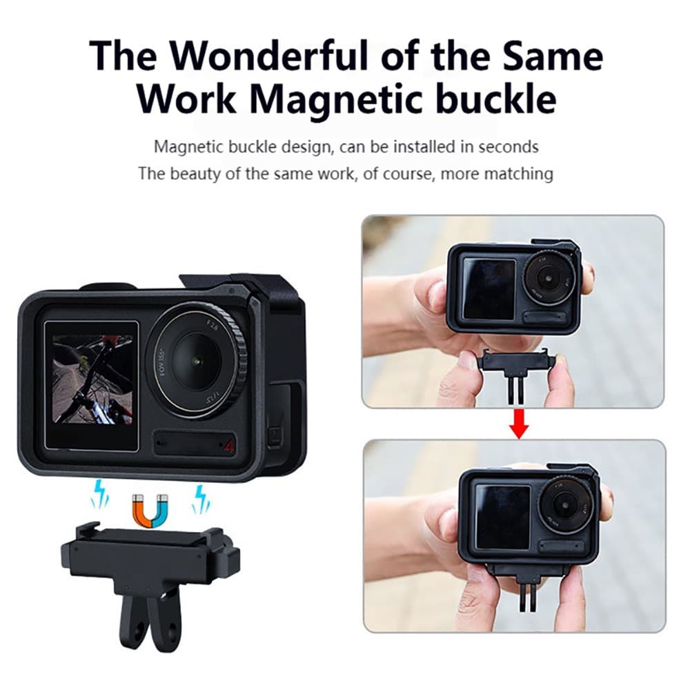 อะแดปเตอร์ฐานแม่เหล็ก For DJI Action Magnetic Adapter For ACTION 3 4 5 ถอดประกอบอย่างรวดเร็ว อะแดปเตอร์ รูปที่ 7