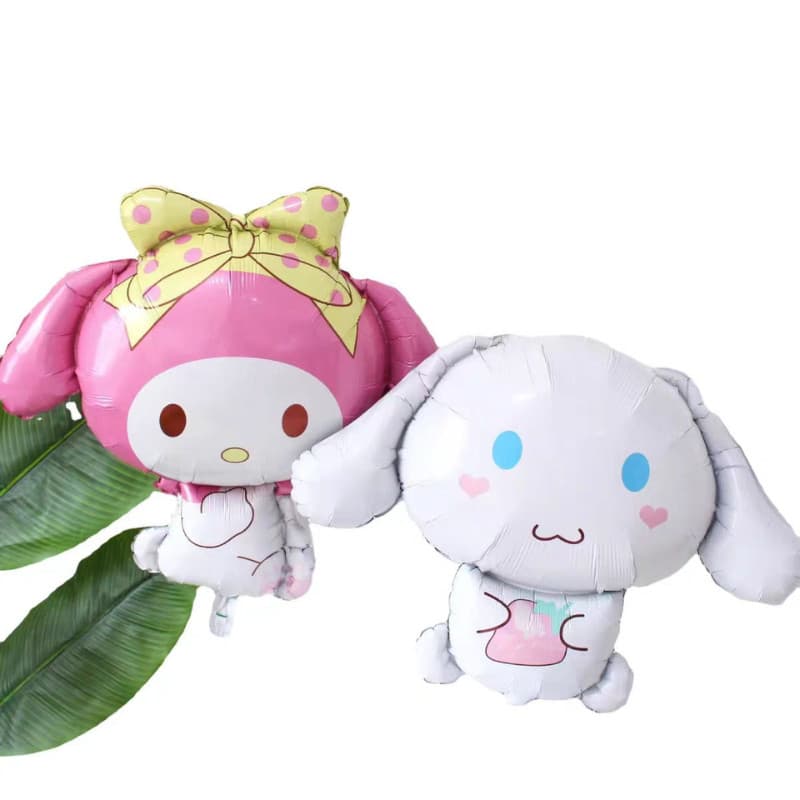วันเกิดลูกโป่ง เซตลูกโป่งวันเกิด ฉากวันเกิดผนังพื้นหลัง Sanrio Kuromiลูกโป่งอลูมิเนียมฟอยล์ รูปที่ 4