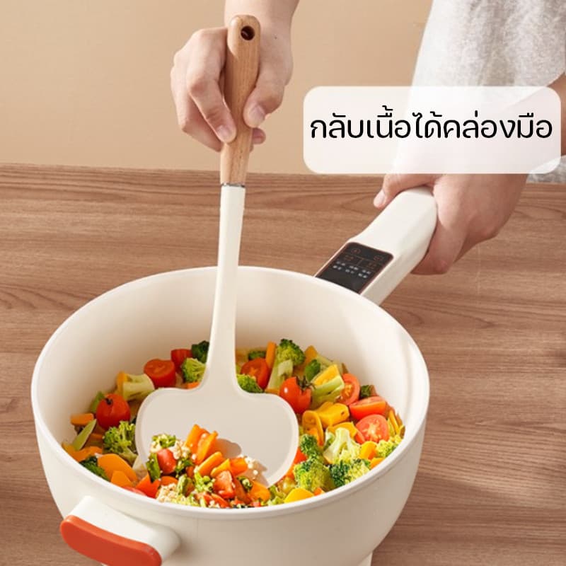 ซิลิโคนทำอาหาร ตะหลิวซิลิโคน กระบวยซิลิโคน ตะหลิวซิลิโคนรูปเห็ด ซิลิโคนระดับอาหาร ทนอุณหภูมิสูง รูปที่ 6