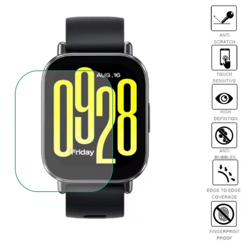 ฟิล์มกระจกนิรภัย for Redmi Watch 5 Active / Mi Watch 5 Lite อุปกรณ์ฟิล์มป้องกันหน้าจอ for Smartwatch Redmi Watch รูปที่ 2