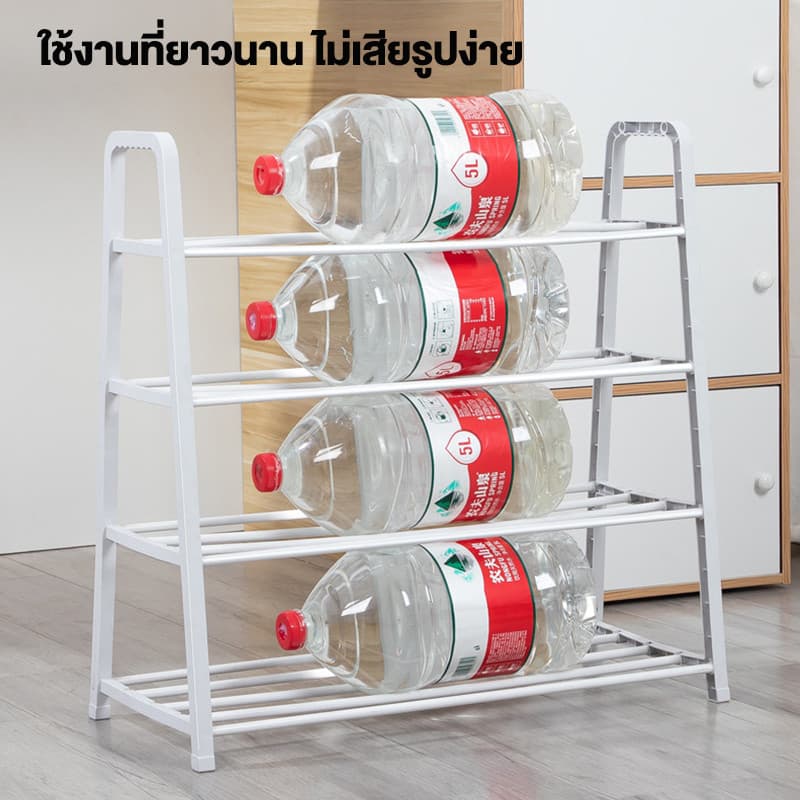 MULI ชั้นวางรองเท้า ที่วางรองเท้า รูปตัวA ทำจากโครงเหล็ก ตู้เก็บรองเท้าสไตล์มินิมอล และประกอบได้ง่าย สวยดี รูปที่ 5