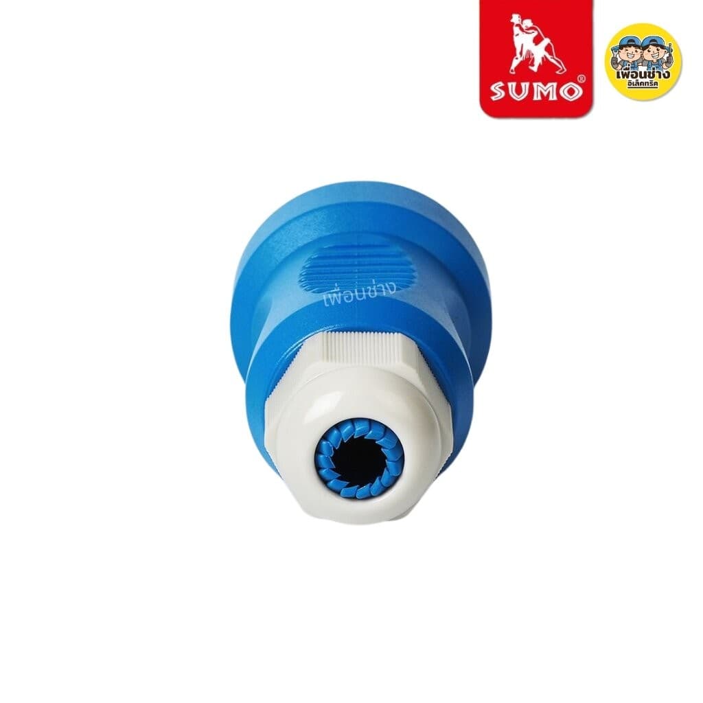SUMO P1-0123TH ปลั๊กตัวผู้ พาวเวอร์ปลั๊ก 3ขา 3 สาย 2P+E 220V 16A มีขากราวด์ ป้องกันไฟฟ้ารั่ว IP44 ไม่ติดไฟ และไม่ลามไฟ รูปที่ 7