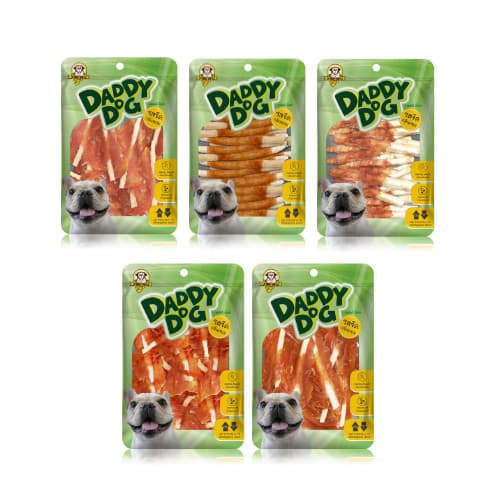 Daddy Dog แดดดี้ ด็อก ขนมสุนัข สันในไก่อบแห้ง​ รสจืด​ กลิ่นหอม​ ห่อใหญ่ Big Pack รูปที่ 2