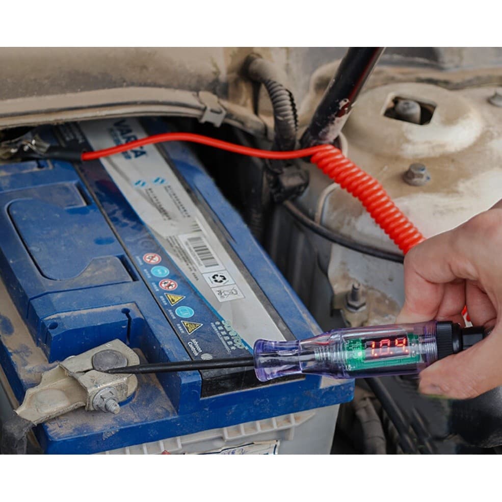 MOTUS ไขควง ไขควงวัดไฟ ไขควงเช็คไฟรถยนต์ ชุดเครื่องมือตรวจเช็คไฟรถยนต์ 6-12-24V Car Truck Voltage Circuit Tester Digital รูปที่ 5
