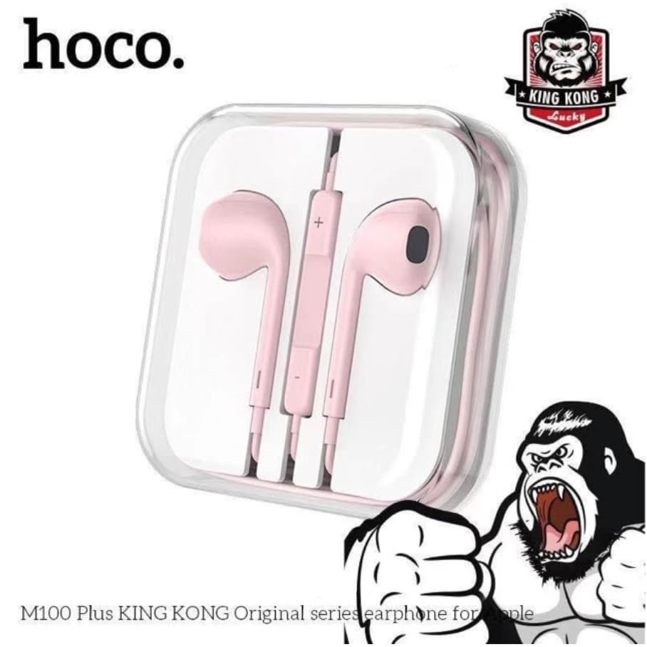 HOCO M100 Plus หูฟังมีสาย 3.5mm / Type-C / iOS ไมโครโฟนในตัว คุยสายได้ มี 3สี หูฟังเอียร์บัด hc3 รูปที่ 8