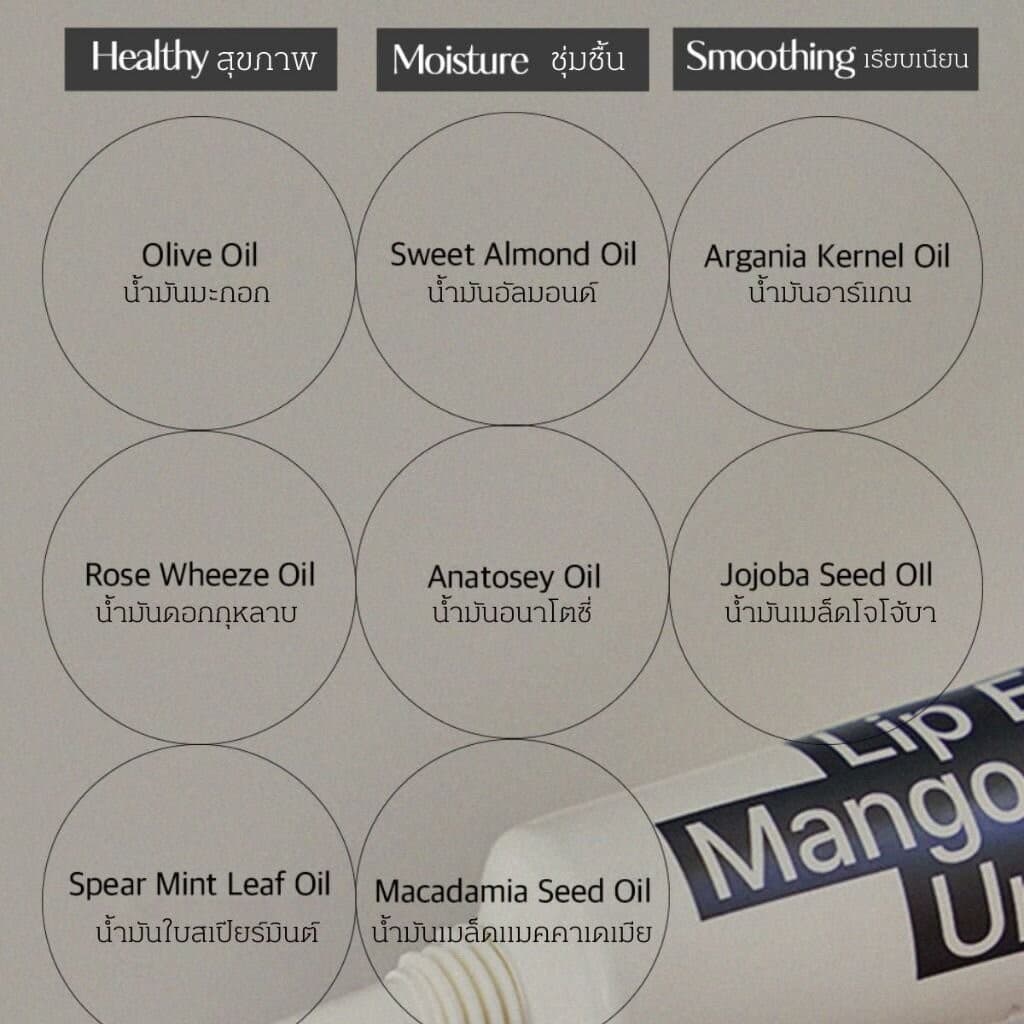 hetras ลิปเอสเซ้นส์ ขนาด 2ชิ้น 13มล ลิปออยด์ ลิปกลอส บำรุงริมฝีปาก Mango Seed Butter Lip Essence รูปที่ 6