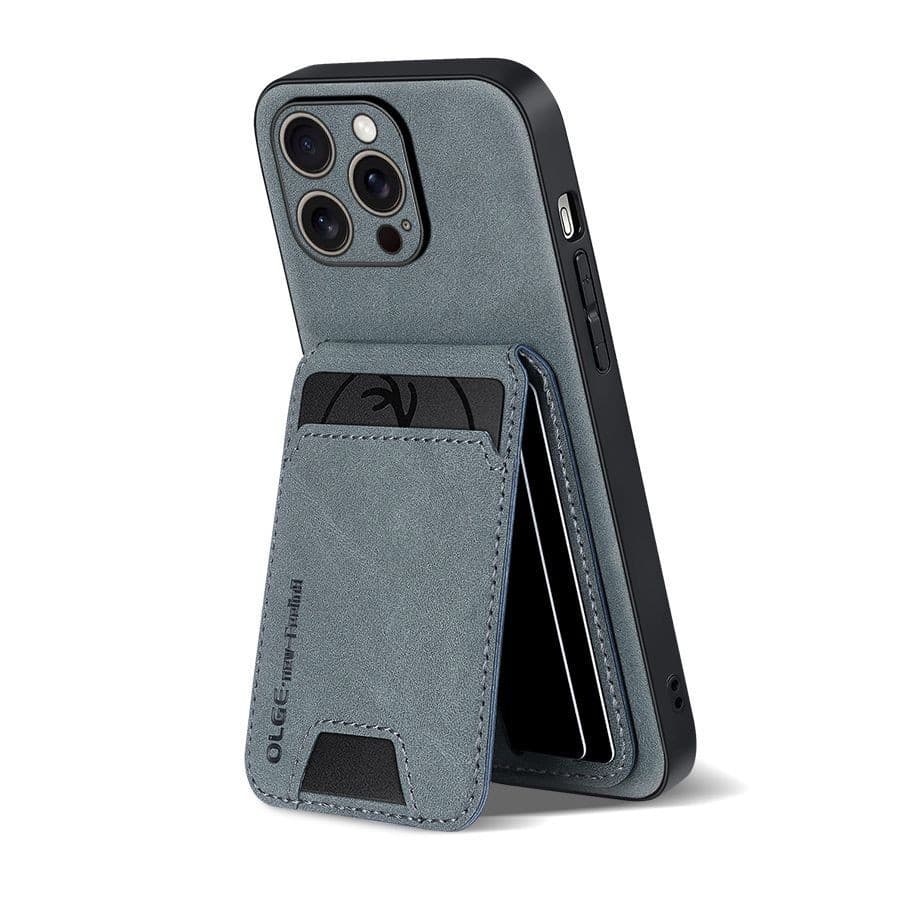 ซองหนังใส่บัตร เหมาะสําหรับ IPhone 15 16pro Max 14 15 Pro 13 12 Frosted Hard เคสกันกระแทก รูปที่ 6