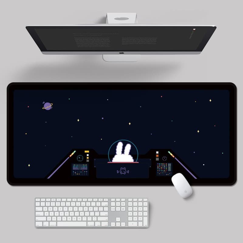 แผ่นรองเมาส์สำหรับเล่นเกมขนาดใหญ่ 80 x 30 ซม.แผ่นรองเมาส์เกมมิ่งสร้างสรรค์ ที่น่ารักแผ่นคีย์บอร์ดคอมพิวเตอร์ รูปที่ 9
