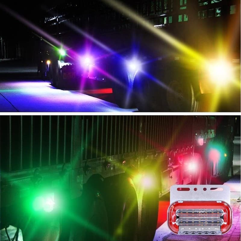 ไฟราวข้างรถบรรทุก ไฟราวข้าง12V 24V LED ไฟติดข้างรถ ราวไฟรถไถ กันน้ำ มีไฟ รูปที่ 6