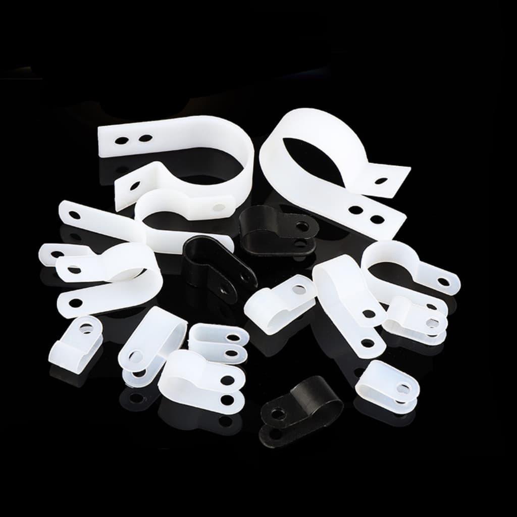 เคเบิ้ลแคลมป์ Cable Clamp 10,50/ชิ้น พลาสติกไนลอน ตัวR,ตัวU จัดเก็บสายไฟ ตัวล็อคสายไฟ กิ๊ปยึดสายไฟ รูปที่ 5