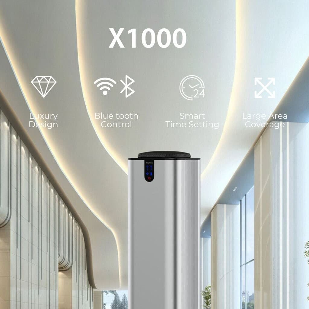 Hanky House เครื่องพ่นน้ำหอม สำหรับโรงแรม ล็อบบี้ X1000 ไม่ใช้น้ำ ควบคุมผ่านมือถือ Professional Scent Diffuser X1000 รูปที่ 2