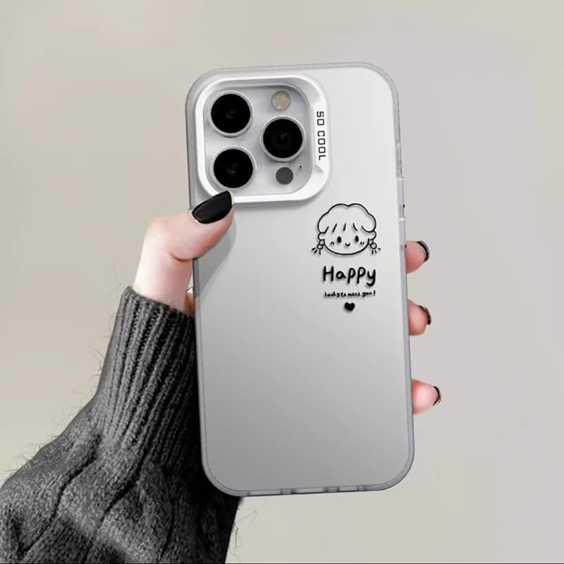 เคสแข็งหรูหรา เคสคู่น่ารัก เคสไอโฟน11 for เคสiPhone16 15 14 13 12 11 Pro Max 15Plus XR XS Max 7Plus 8Plus SE เคสไอโฟน13 รูปที่ 4