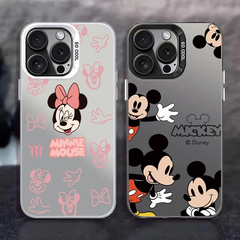 เคสโทรศัพท์แอปเปิ้ลป้องกันการชนกันป้องกันสกปรก for IPhone17 16 11 12 13 14 15ProMax XS X XR 7 8 Plus มิกกี้เมาส์น่ารัก รูปที่ 1