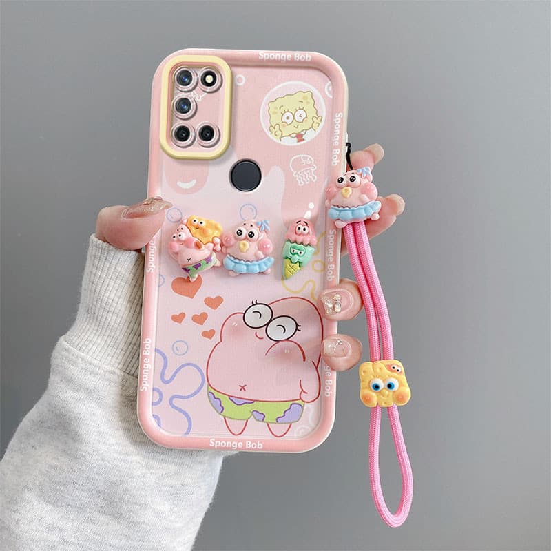 เคส REALME 7i REALME C17 Anti fall อะนิเมะการ์ตูน TPU ซิลิโคนอ่อนนุ่ม 3D เคสโทรศัพท์น่ารัก XXLK รูปที่ 9