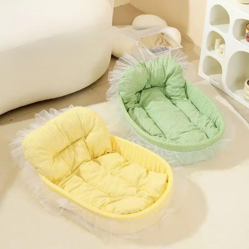 ที่นอนสัตว์เลี้ยง60x40 cm สุนัข เบาะแมว บ้านแมว ที่นอนแมว Cat House Bed ที่นอนสุนัข นุ่มและสบาย รูปที่ 8