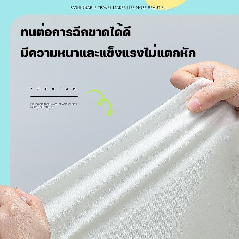 เสื้อกันฝน EVA เสื้อกันฝนแฟชั่น ชุดกันฝน Rain coats เสื้อกันฝนผู้ใหญ่ เสื้อกันฝนฉุกเฉิน 100 กรัม คุณภาพดี รูปที่ 6