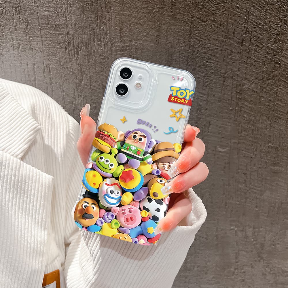 โปร่งใส เคส For OPPO A38 A18 A17 A17K A16 A16K A16S A16E A15 A15S A9 A5 A7 A5S A12 A3S A1K เคสออปโป้ Silicone เคสนิ่ม TK รูปที่ 6