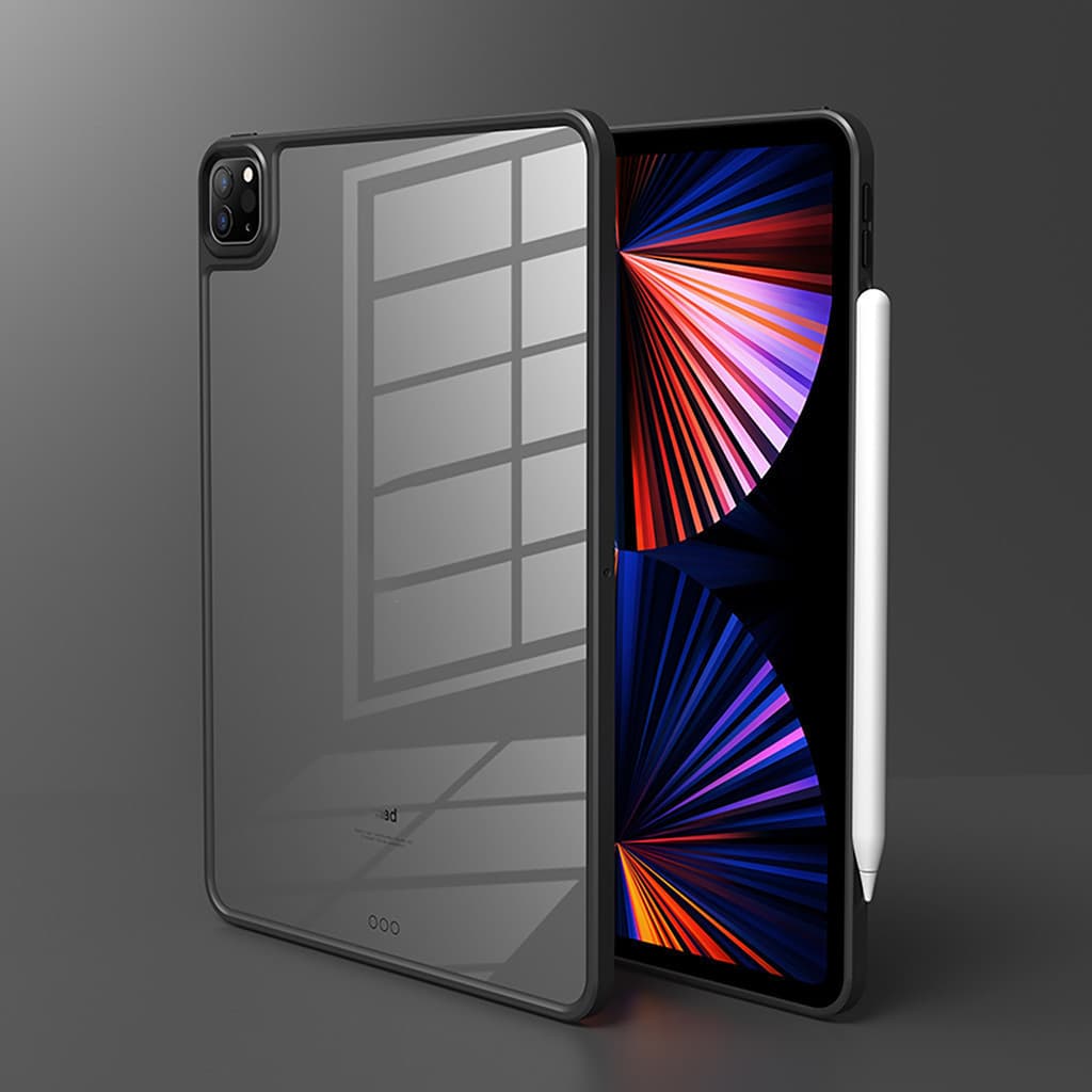 เคสiPadอะคริลิคใสสําหรับGen7 Gen8 Gen9 Air4 Air5 Air6 Pro 10.5 Air3 เจน10 Pro11ป้องกันการโค้งงอป้องกันการชนกันเคสไม่มีปก รูปที่ 6