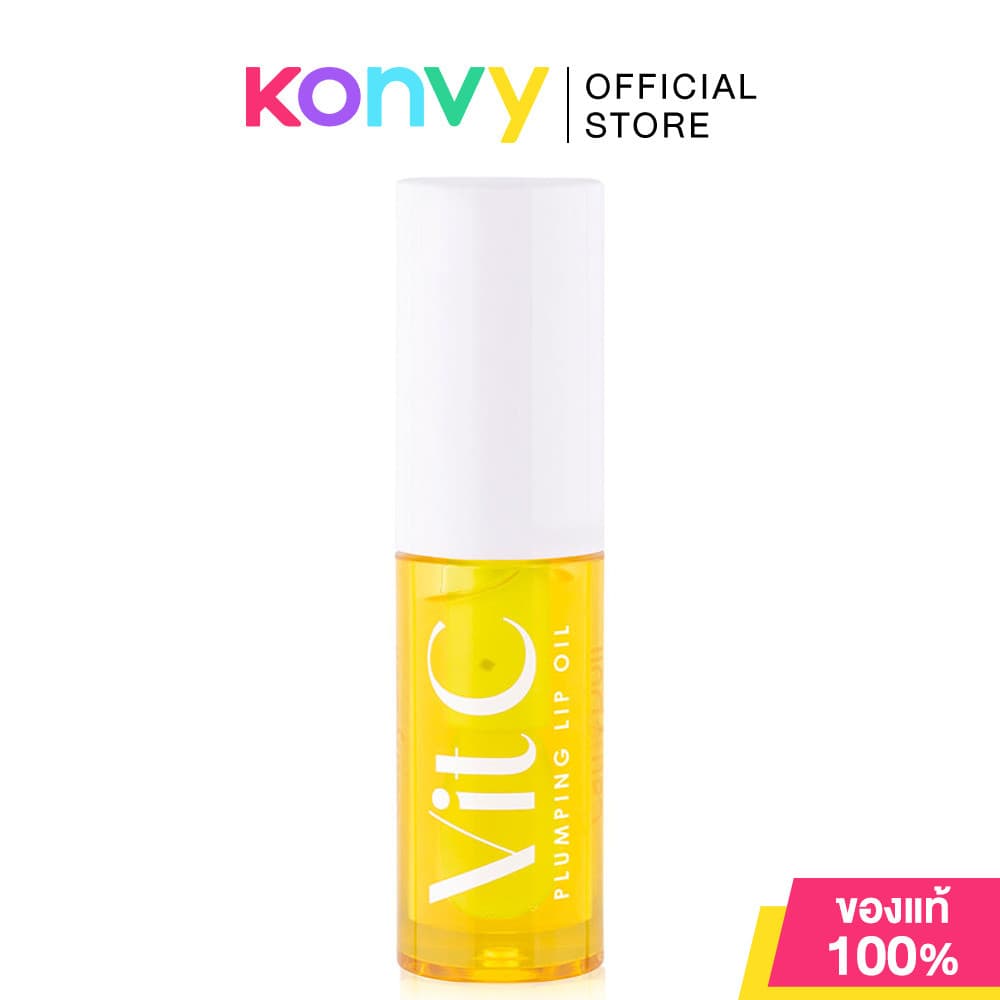 Cathy Doll Vit C Plumping Lip Oil 2.4g เคที่ ดอลล์ ลิปออยล์บำรุงริมฝีปาก รูปที่ 3