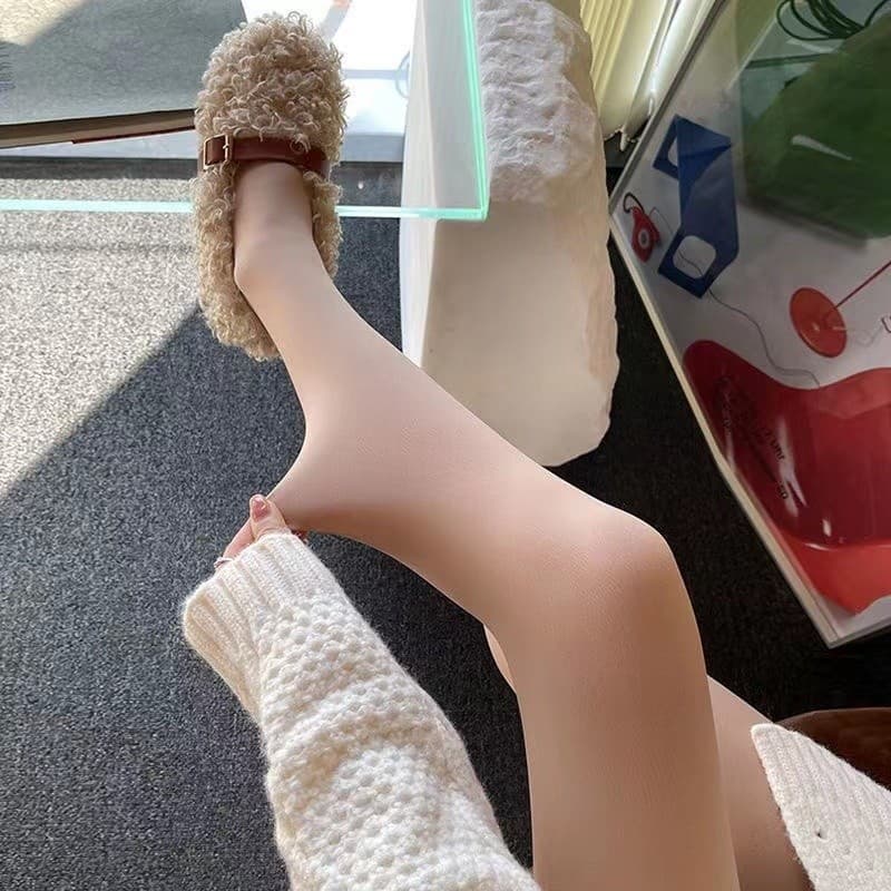 ถุงน่องยืดหยุ่นสูง สวมใส่สบาย แบบสวม มีให้เลือก 2 สไตล์ รูปที่ 4