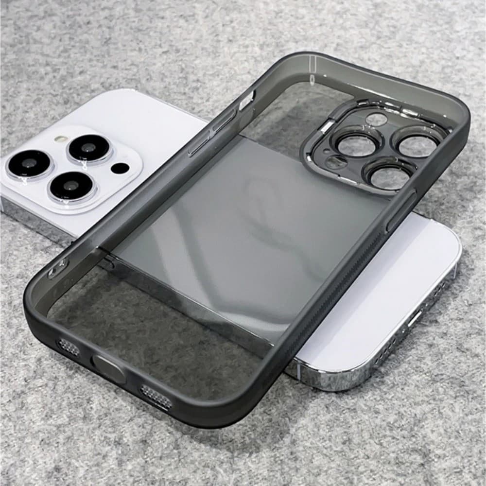 เคสโทรศัพท์ใสสีเหมาะสําหรับiphone 16 15 14 12 13 11 Pro Max 7 8 Plus X XS Max XR รูปที่ 3