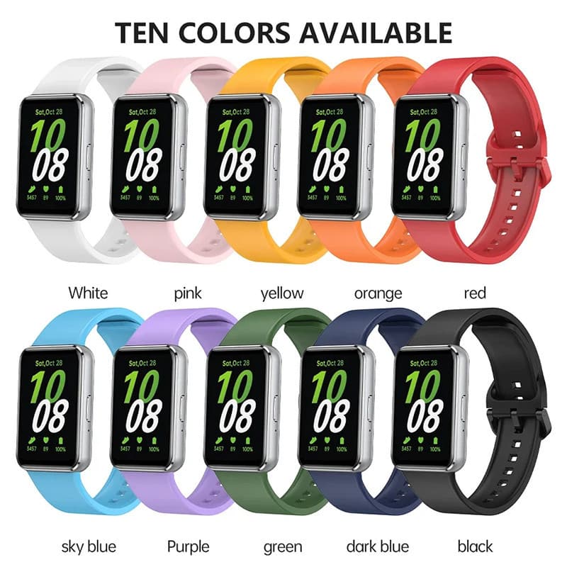 สายซิลิโคน for Samsung Galaxy Fit 3 เข็มขัดยางกีฬาการเปลี่ยนอุปกรณ์เสริม Samsung Fit 3 สายนาฬิกา รูปที่ 2