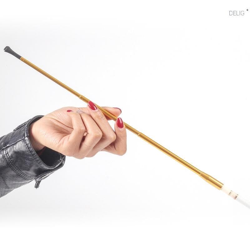 DELIG> Simpleย่อหน้าผู้ถือRetroท่อกรองTelescopicยาวRod Photo Perform Prop Mouthpieceคอสเพลย์ รูปที่ 2