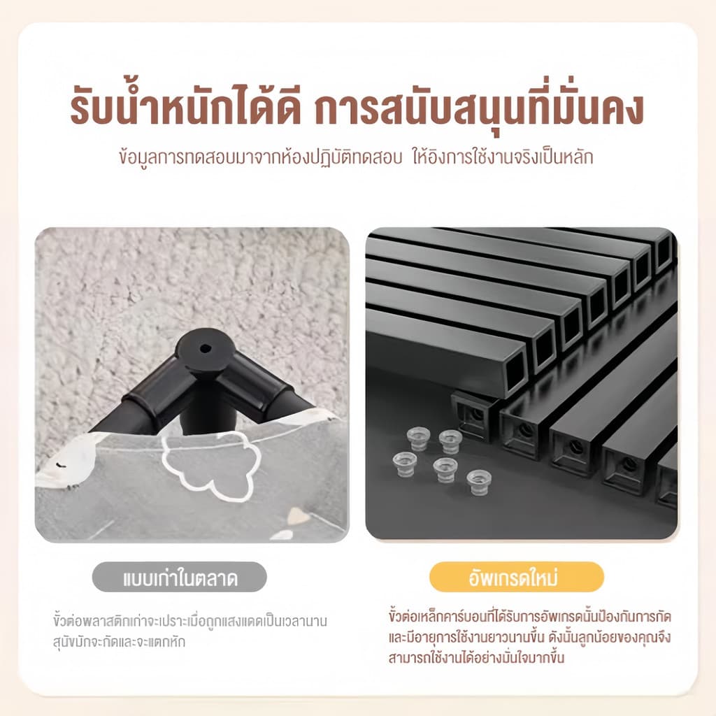 ที่นอนแมว ที่นอนสุนัขยกสูง ผ้าอัพเกรดใหม่ ระบายอากาศและป้องกันความชื้น ทนต่อการขีดข่วน รูปที่ 7