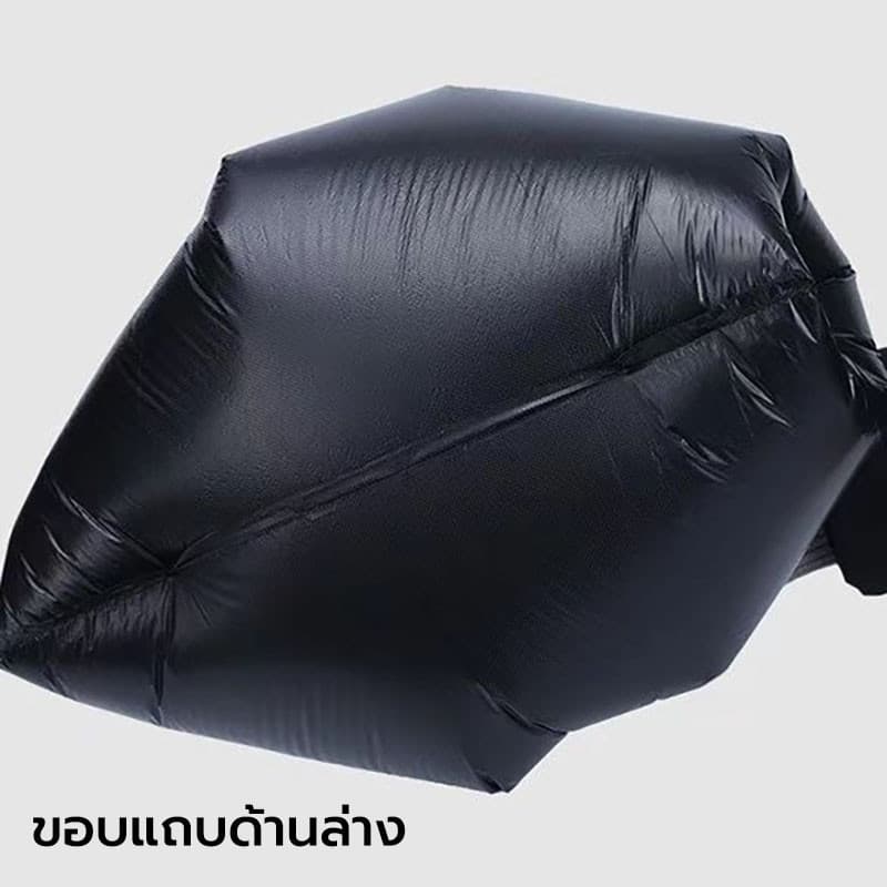 ถุงขยะดำ trash bag แพ็ค/50ชิ้น คุณภาพดี จำนวนถุงเยอะ รูปที่ 7