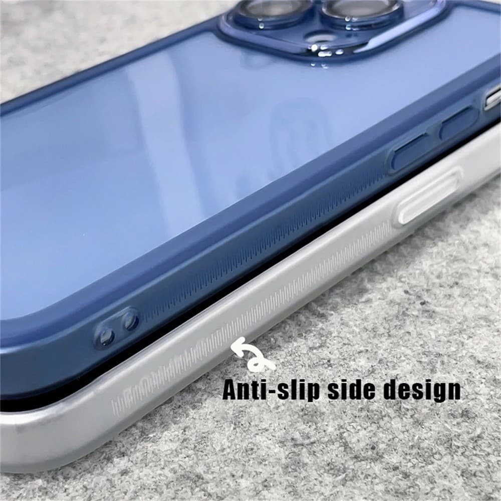 เคสโทรศัพท์ใสสีเหมาะสําหรับiphone 16 15 14 12 13 11 Pro Max 7 8 Plus X XS Max XR รูปที่ 9
