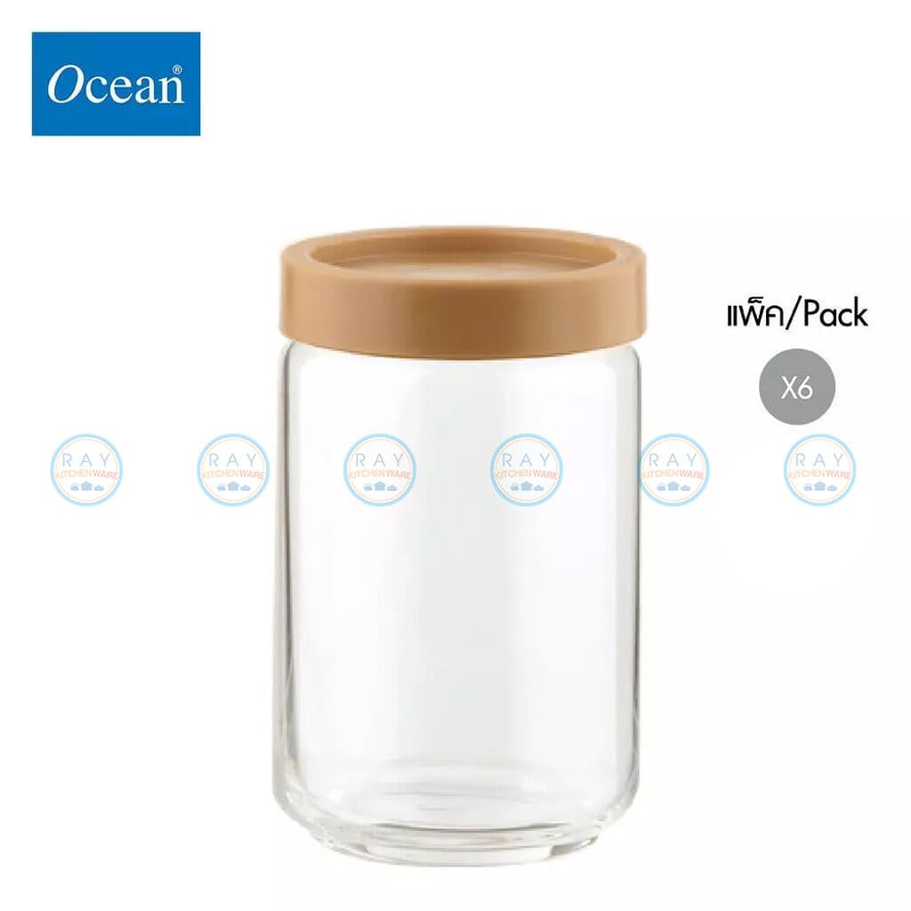 Ocean โหลแก้ว 750มล ฝาพลาสติก Stax Jar 5B02526 โอเชียน โหลแก้วใส โหลฝาปิด โหลฝาพลาสติก รูปที่ 7