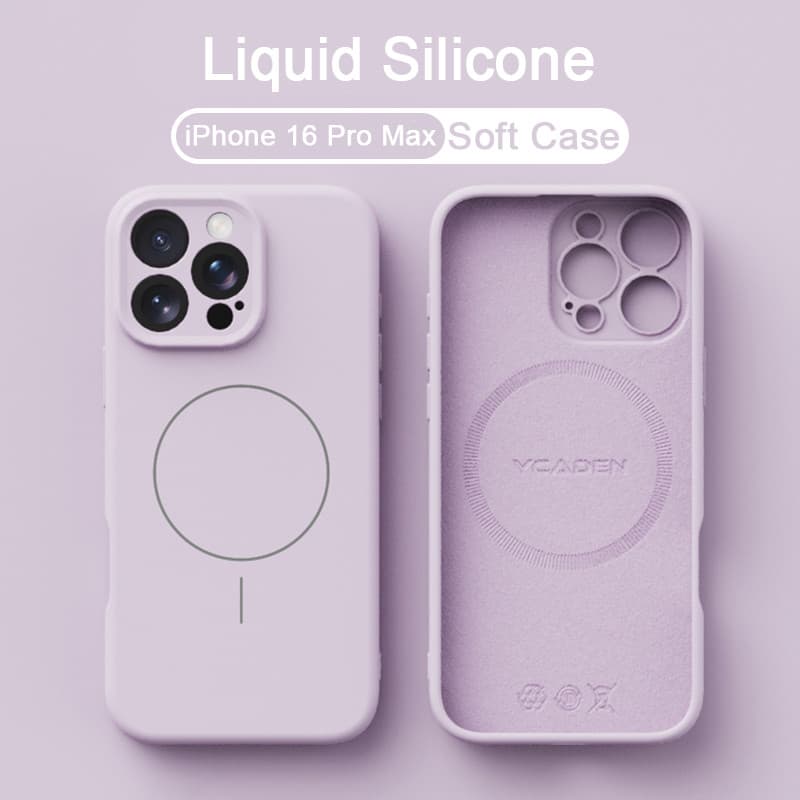ซิลิโคนเหลวคาร์บอนสีเทา matte soft เคสโทรศัพท์สําหรับ iPhone 11 12 13 14 15 16 Pro Max 14 15 16 Plus X Xs XR Xs Max แม่เหล็กกันกระแทก รูปที่ 5